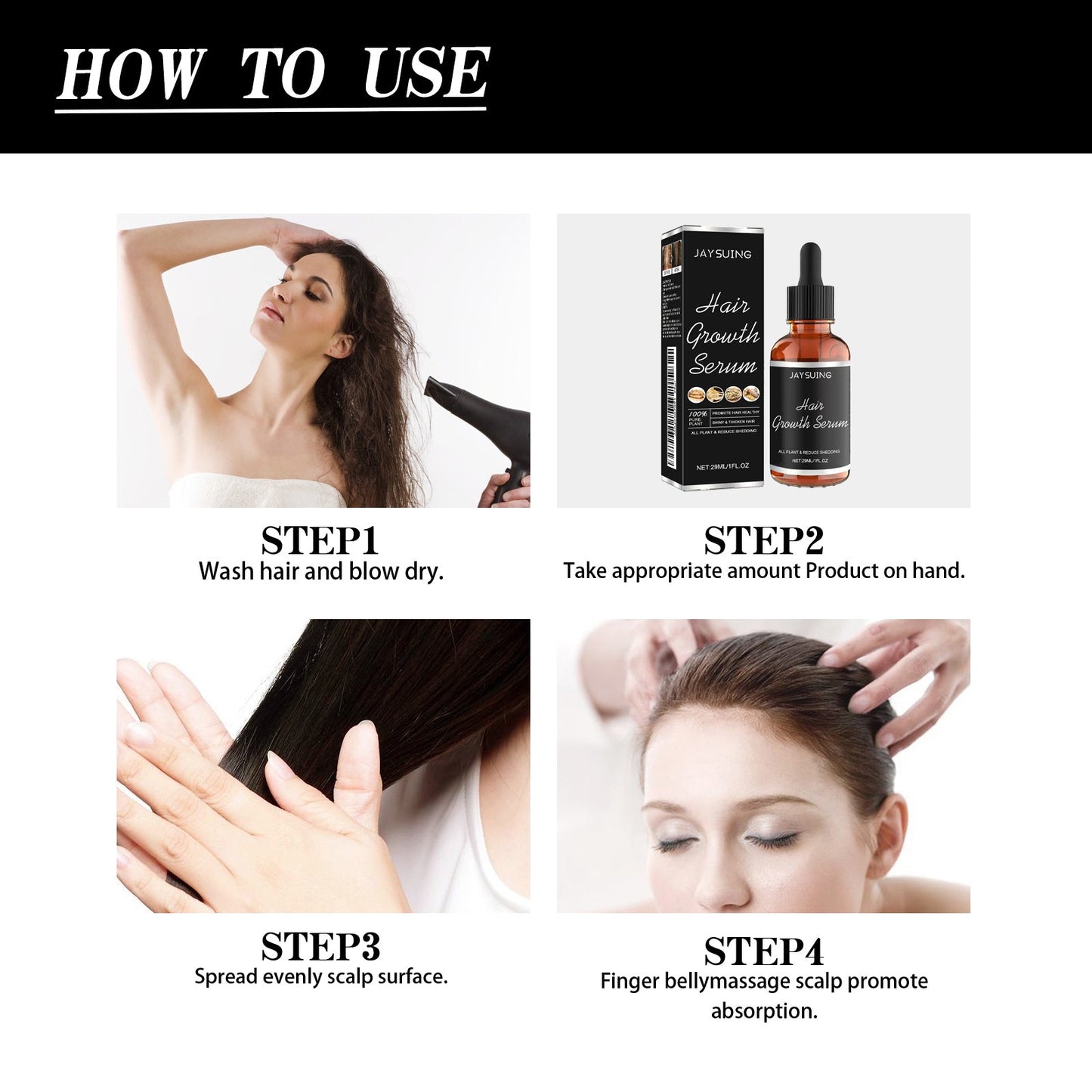 Nourishing Hair Serum for Scalp Care and Hair Vitality