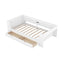 Upholstered Daybed with Trundle, Wood Slat Support,Upholstered Frame Sofa Bed Twin Blue - Korvel