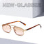 Women's Retro Small Frame Metal Sunglasses