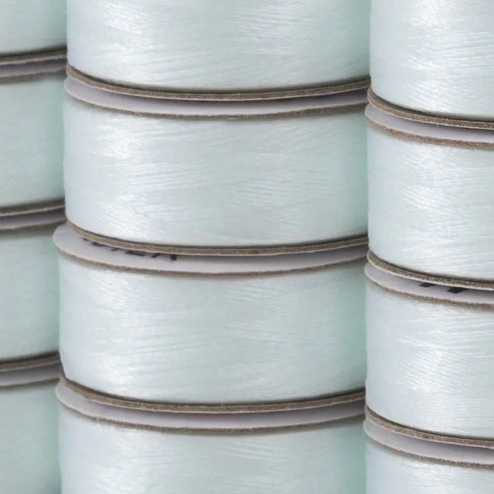 Super Bobs Poly #621 Lace White (M-Style) - 12 Pack Pre-Wound Bobbins