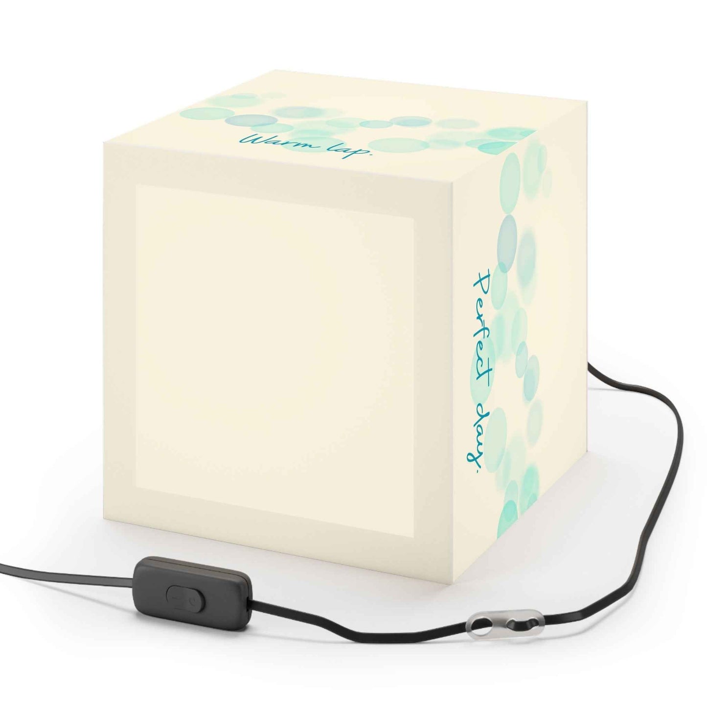 Soft Paws Perfect Day Cat Cube Lamp – Cozy Accent Light