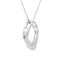 Colgante de Moda de Diamante Genuino en Plata de Ley