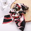 New Pearl Pendant Large Intestine Ring Hair Loop Women's Bundle Hair Knot Big Bow Knot Hair Rope - Korvel
