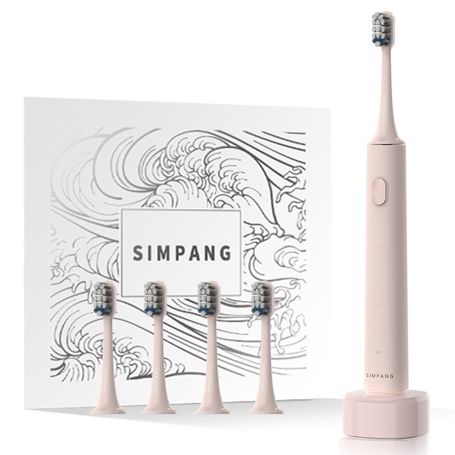 Smart Sonic Electric Toothbrush Soft Bristles Wireless Charging Adult Gift Box - Korvel