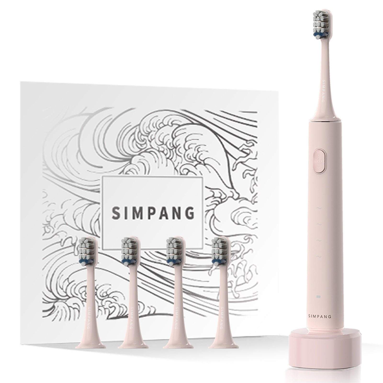 Smart Sonic Electric Toothbrush Soft Bristles Wireless Charging Adult Gift Box - Korvel