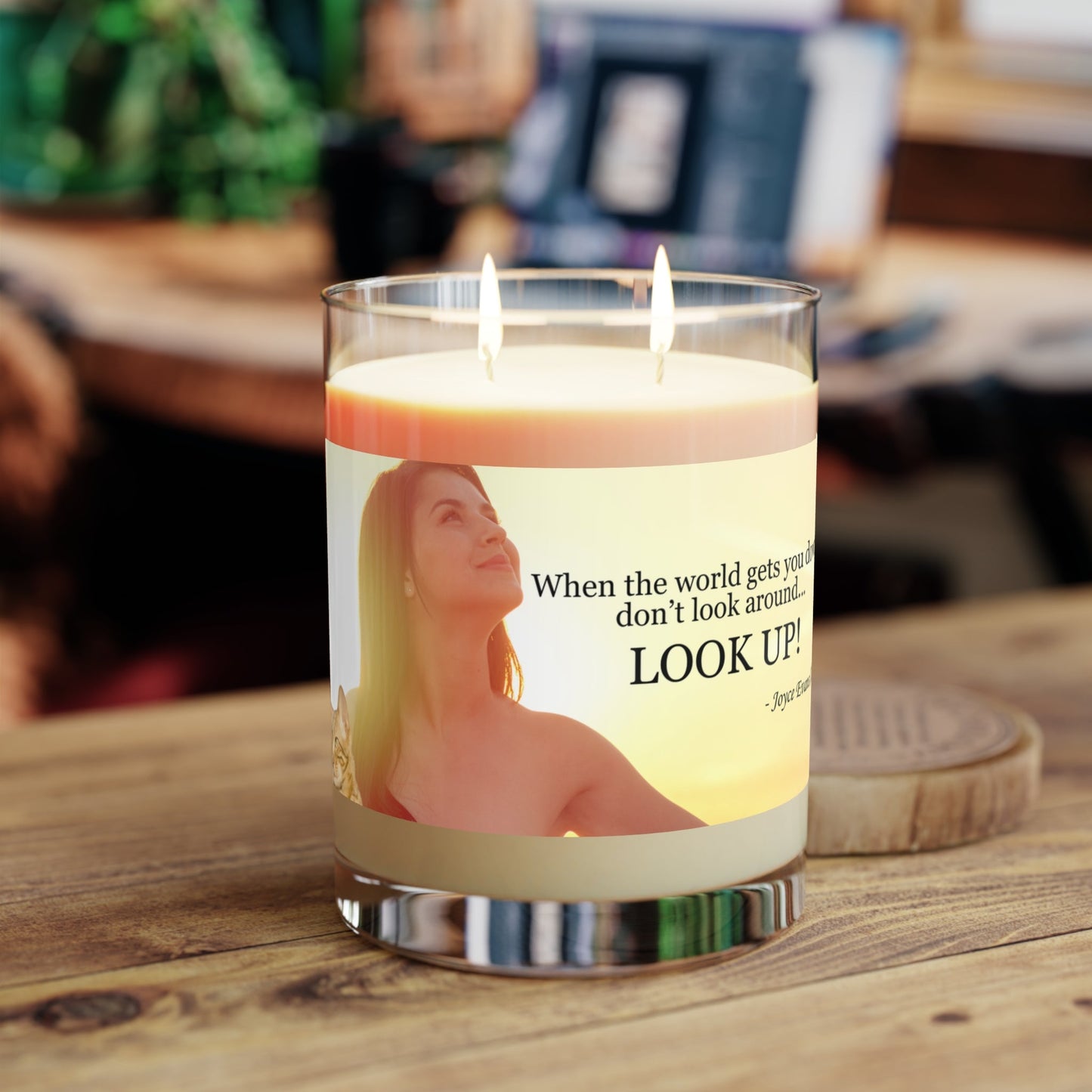 Don't Look Around - Look Up Scented Candle - 11oz Glass