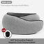 Premium Memory Foam Travel Neck Pillow - Snail Style