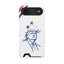 Minimal Line Portrait Samsung Case — Say Less Edition