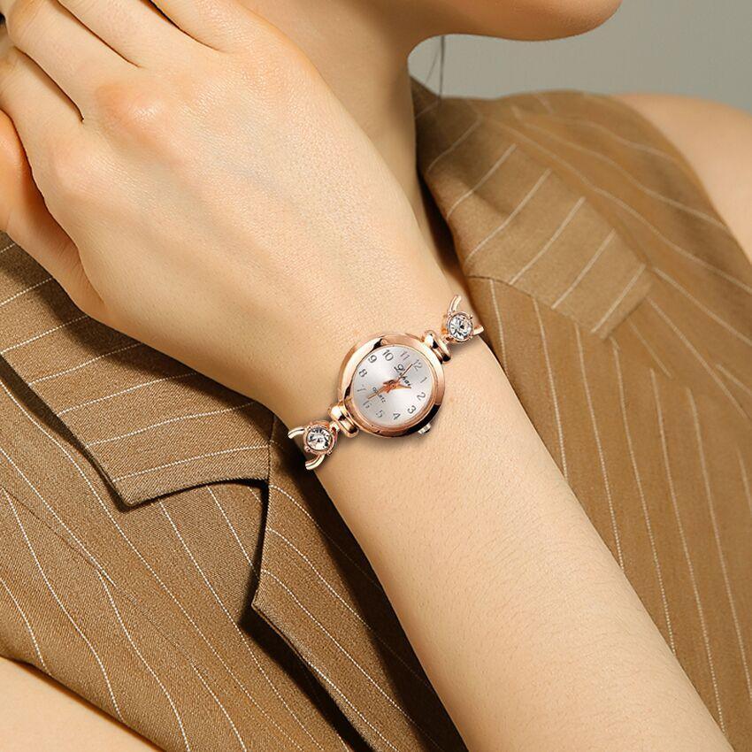 Montre Bracelet Élégante en Rhinestones pour Femmes