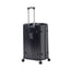 Luggage Set 4 pcs (20"/24"/29"/Travel Bag), PC+ABS Durable Lightweight Luggage with Collapsible Cup Holder TSA Lock, Black - Korvel