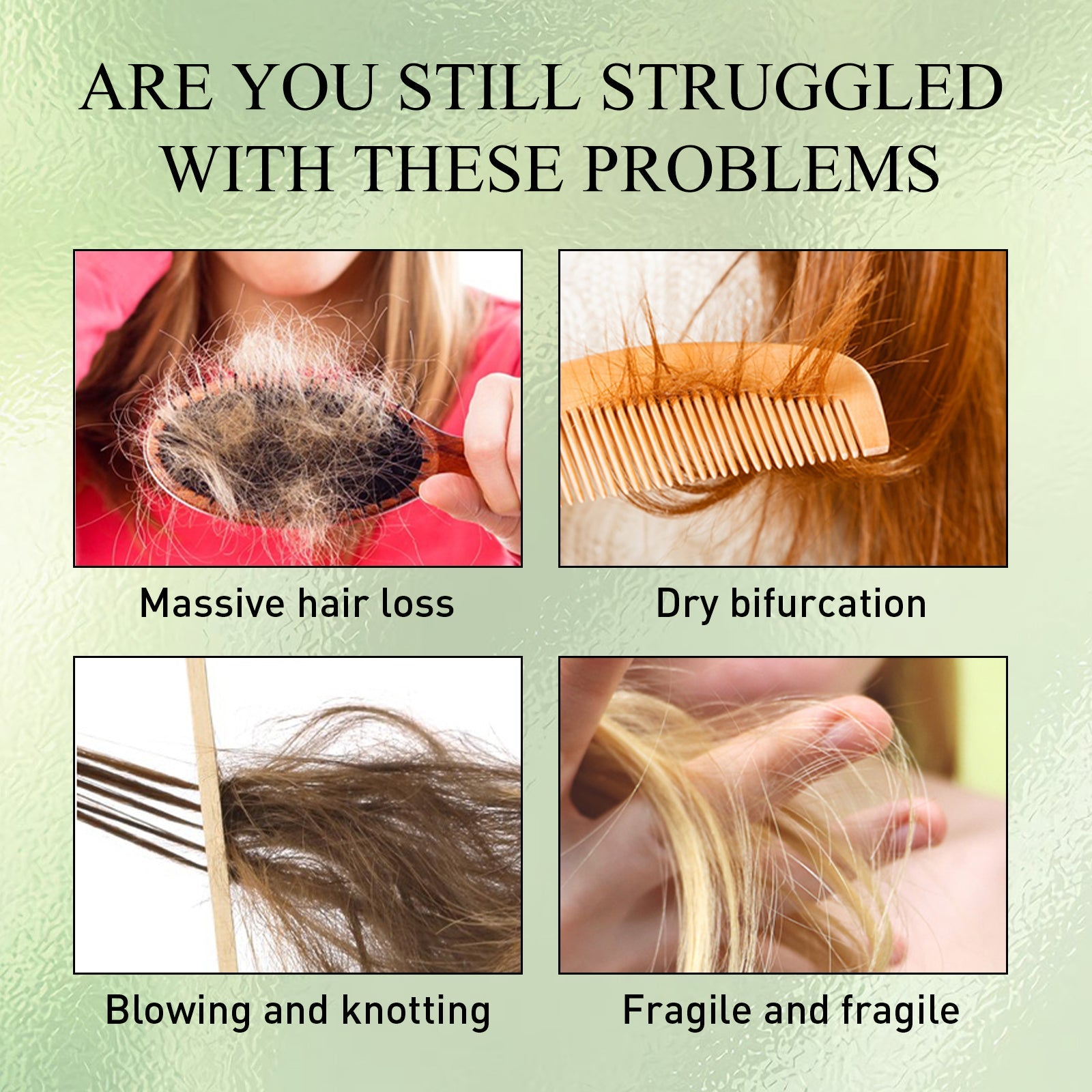 Hair Care Essential Oil, Repair Frizzy Split Ends Damaged Moisture Hair Soft And Strong Hair Care Essential Oil - Korvel