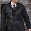 Oil Wax Trench Coat - Retro Biker's Waterproof Jacket for Men