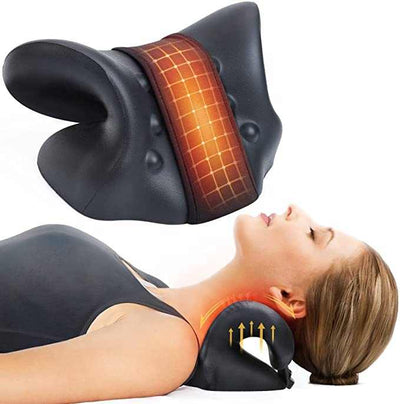 Heated Neck and Shoulder Relaxer with Graphene Heating Pad