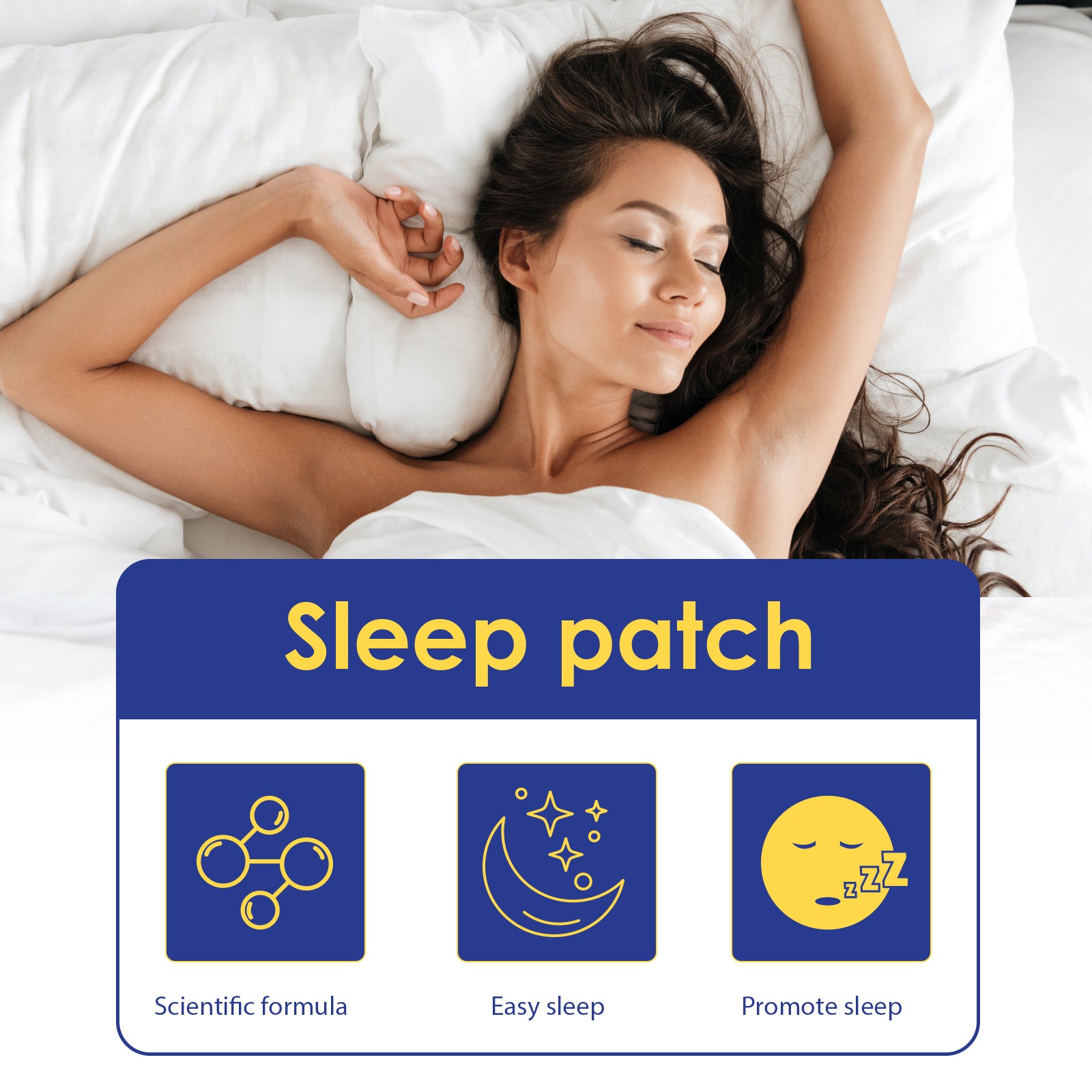 Sleep Patch Soothes The Body Improves Sleep Comfort Pamper Sleeping Body Patch - Korvel