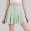 Tennis skirt women's yoga white badminton pleated skirt quick drying anti glare half skirt - Korvel