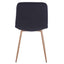 Dining Chair 4PCS（BLACK）Modern style New technology Suitable for restaurants cafes taverns offices - Korvel