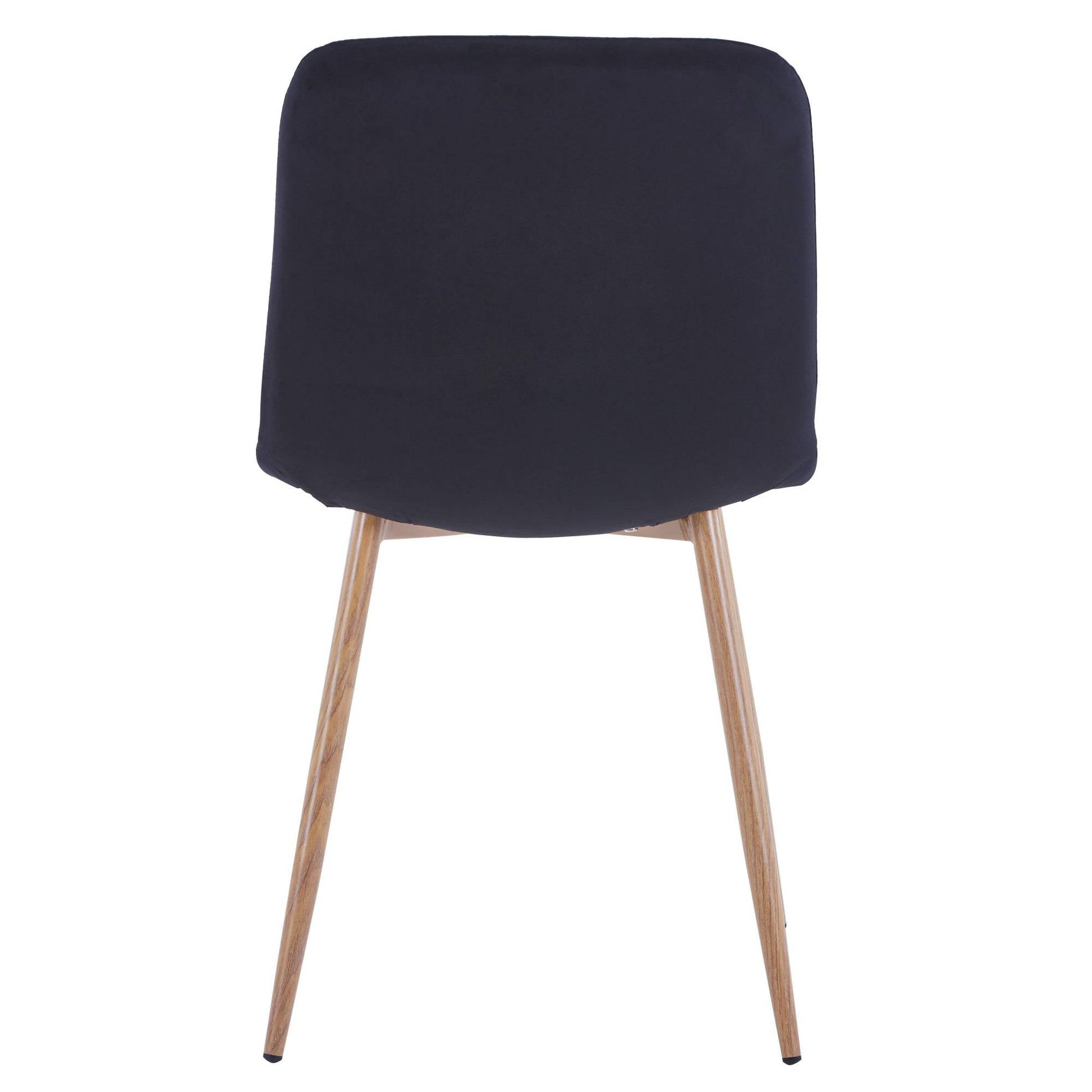 Dining Chair 4PCS（BLACK）Modern style New technology Suitable for restaurants cafes taverns offices - Korvel