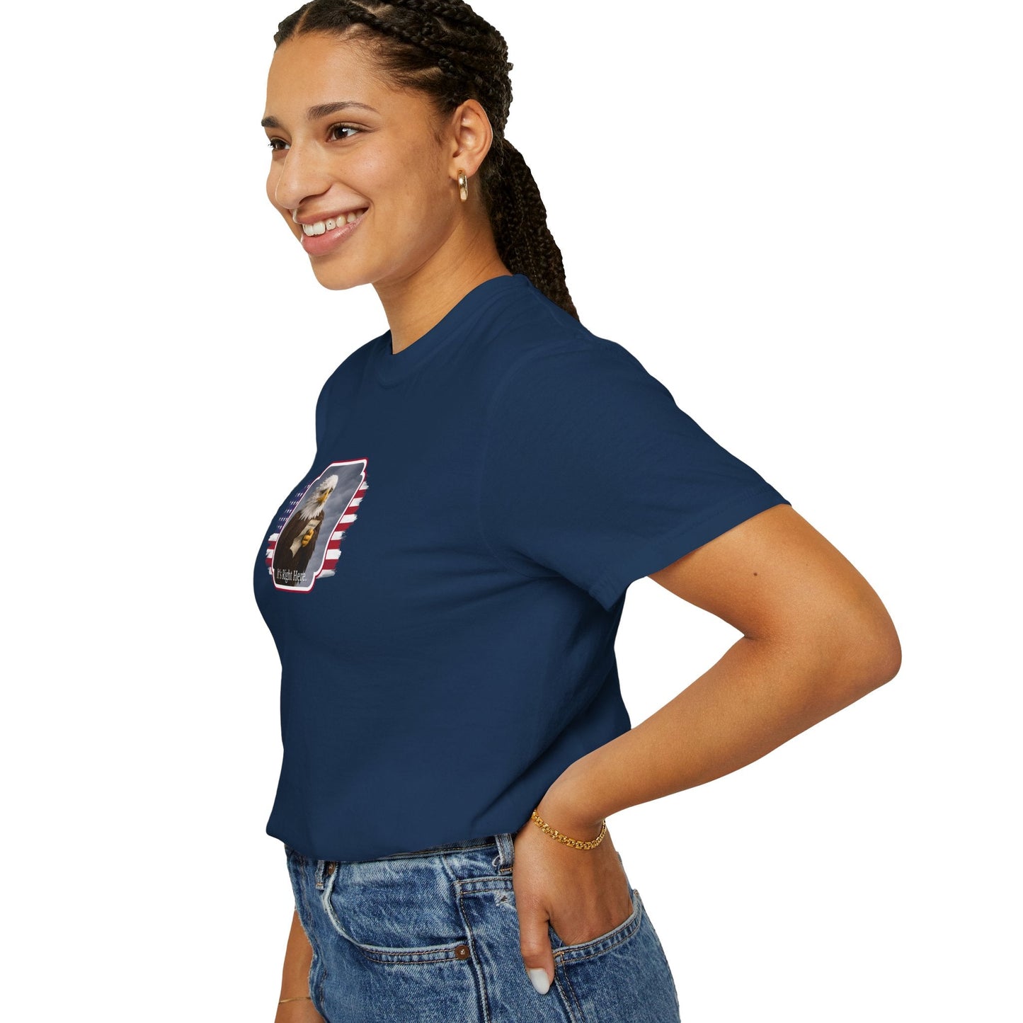 Camiseta de Parodia Política It’s Right Here