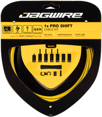 Jagwire 1x Pro Shift Kit for SRAM/Shimano - Yellow