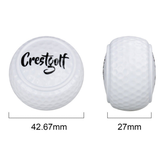 Flat Golf Putter Practice Ball for Indoor and Outdoor Use