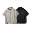 Pocket embroidery workwear short sleeved shirt men's and women's loose half sleeved shirt - Korvel