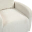 Silla mecedora giratoria tapizada JiaDa en beige