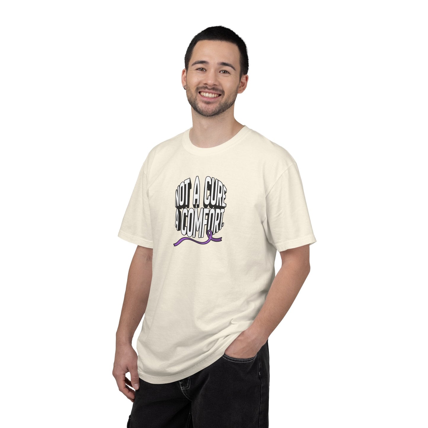 Pas un remède, un vêtement de confort - T-shirt teint en pièce