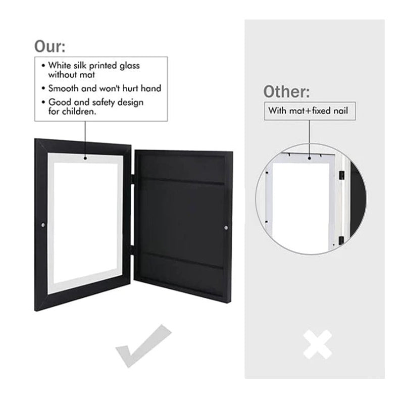 Children Art Frames Magnetic Front Open Changeable Kids Frametory for Photo Drawing Paintings Pictures Display - Korvel