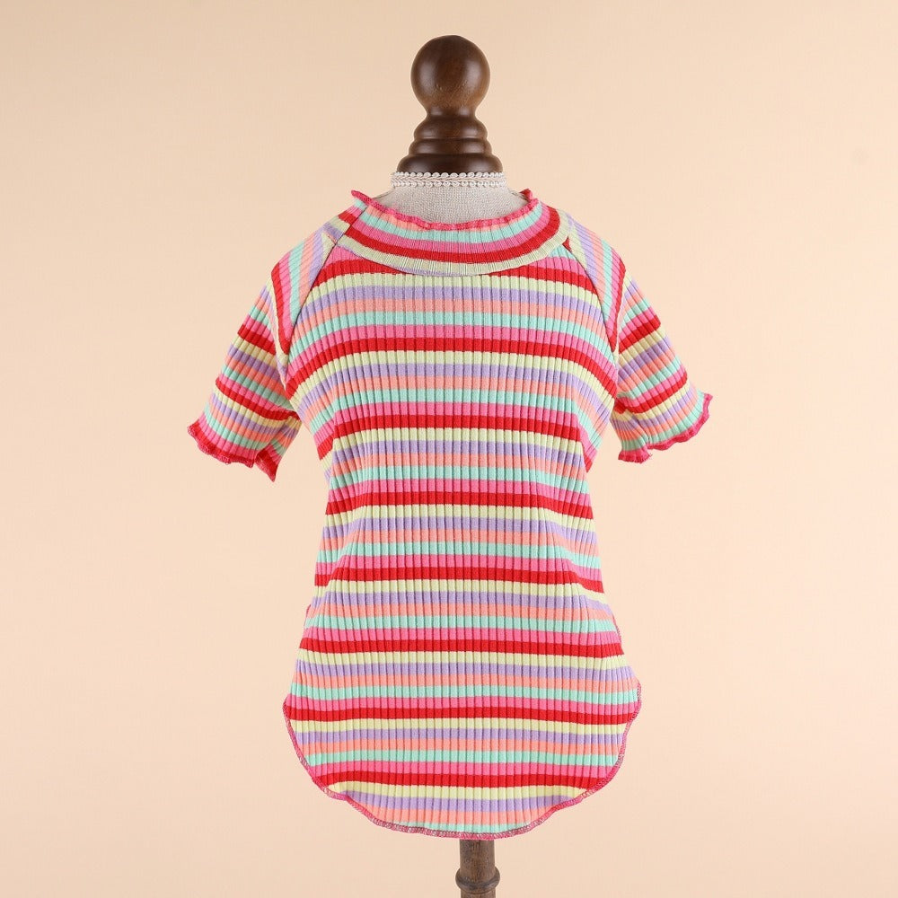 Netizen Teddy Little Dog Clothes Basecoat Summer Wear Thin Cotton Pet Clothing Spring Summer Cat - Korvel