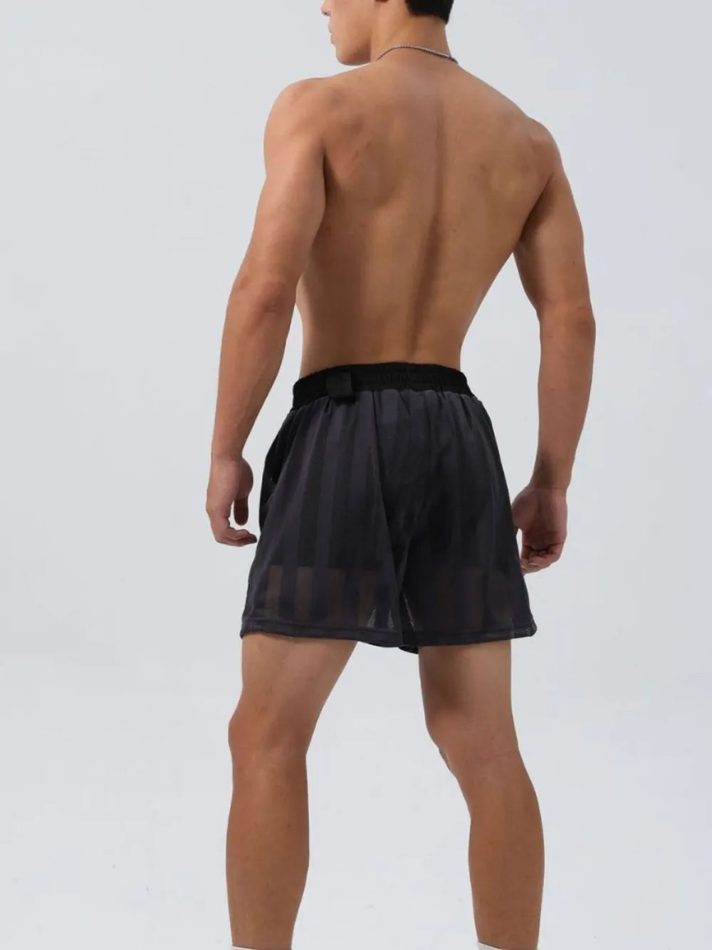 Men's Plus Size Elastic Waist Jogger Shorts