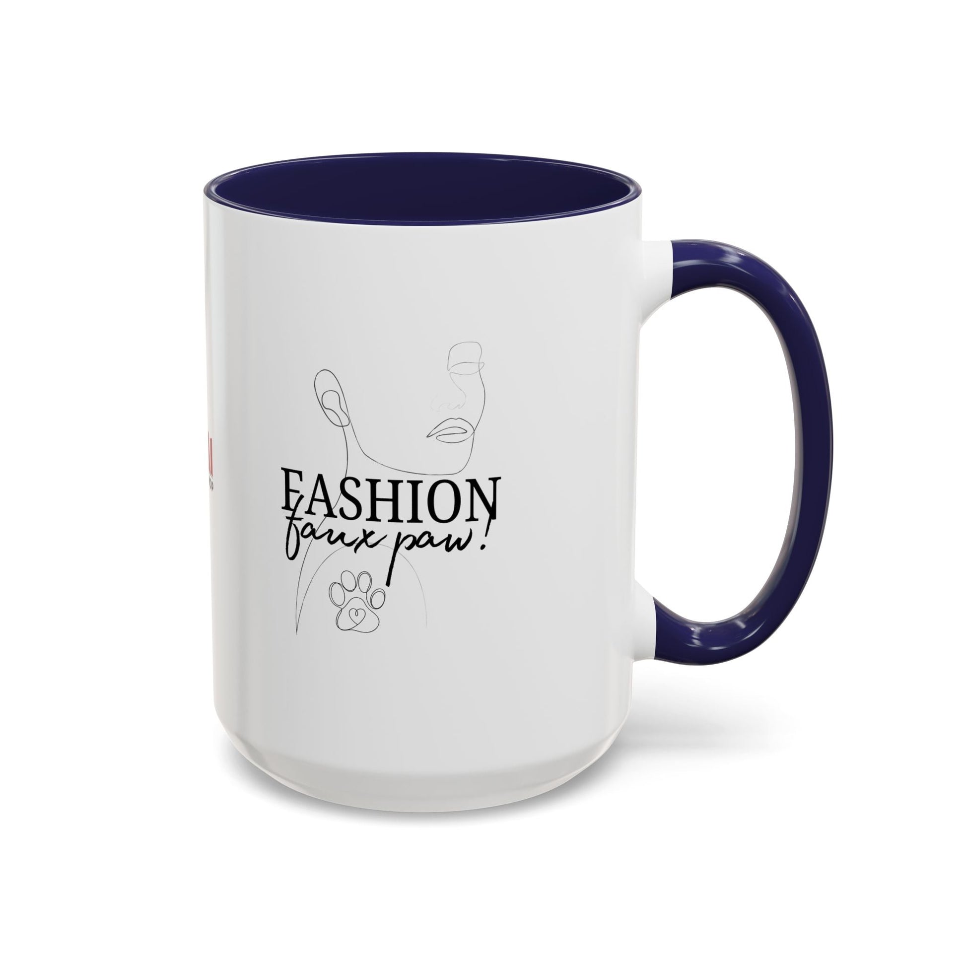 Stylish Faux Paw Accent Coffee Mug - Perfect for Your Brew (11oz & 15oz) - Korvel