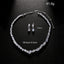 Simple necklace earring set bride's wedding jewelry set fashionable and versatile accessories - Korvel