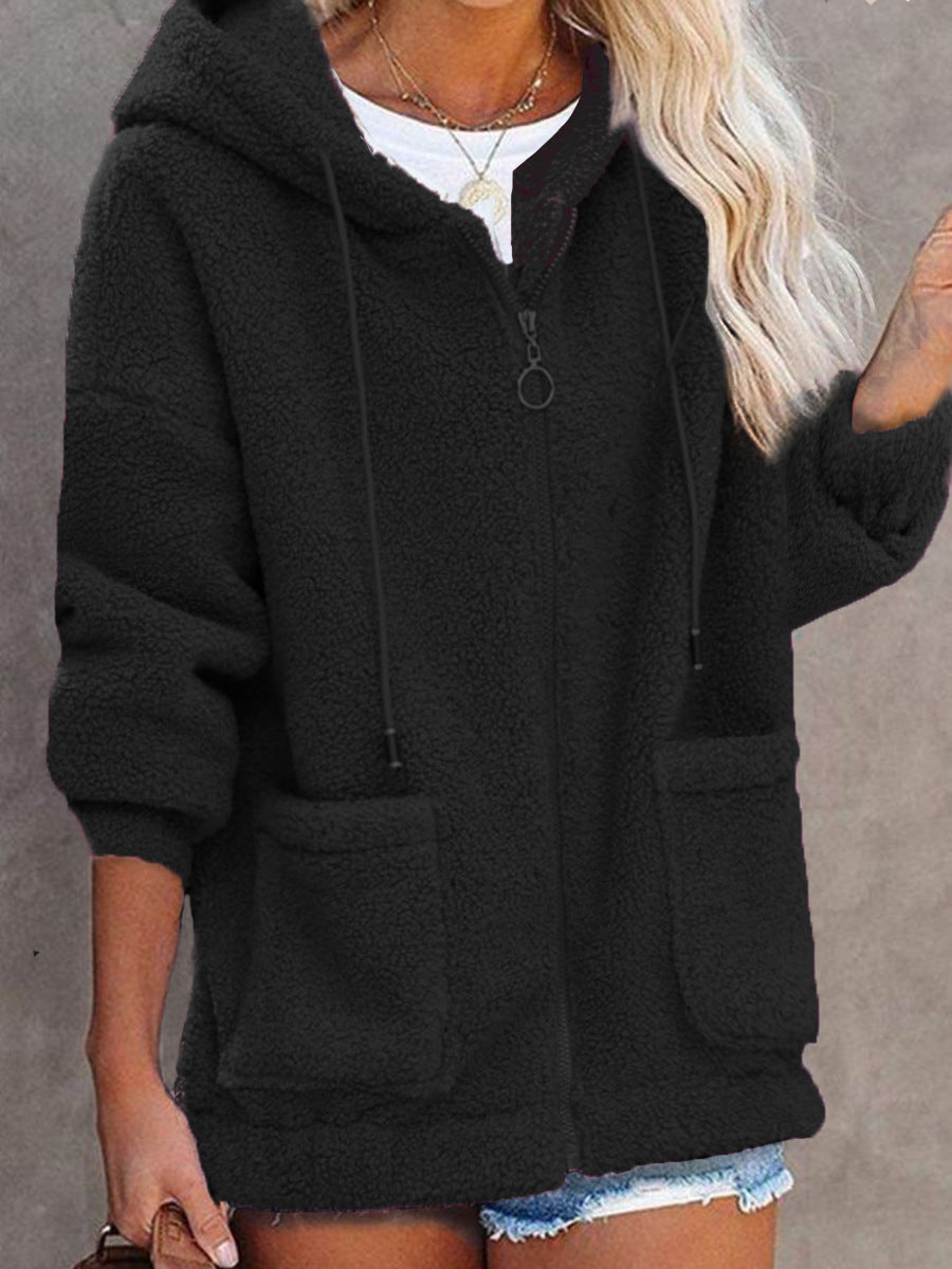 Cardigan ample imprimé sans bouton
