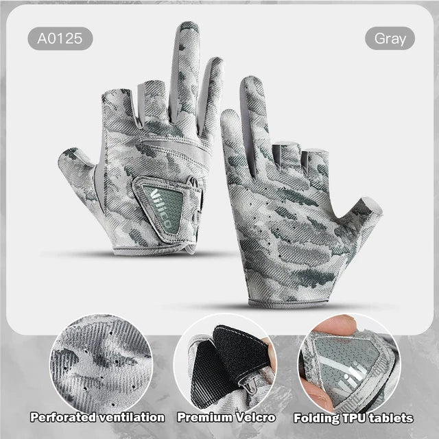 Guantes de Pesca de Lure de 3 Dedos Premium para Comodidad y Control