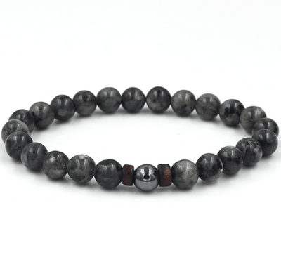Bracelet Épique en Pierre Volcanique pour Hommes et Femmes