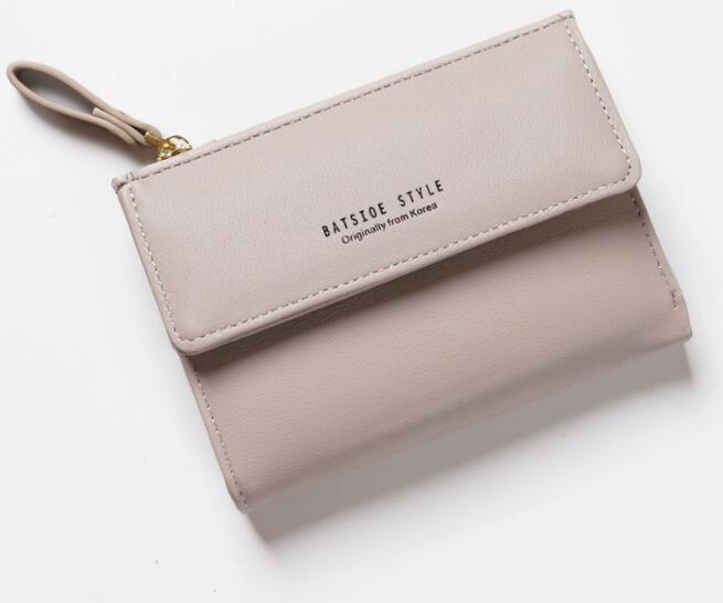Women's Short Wallet Women's Wallet New Korean Version Small Wallet with Multiple Card Positions - Korvel