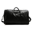 Elegante bolsa de viaje de duffel con textura de PU en colores sólidos