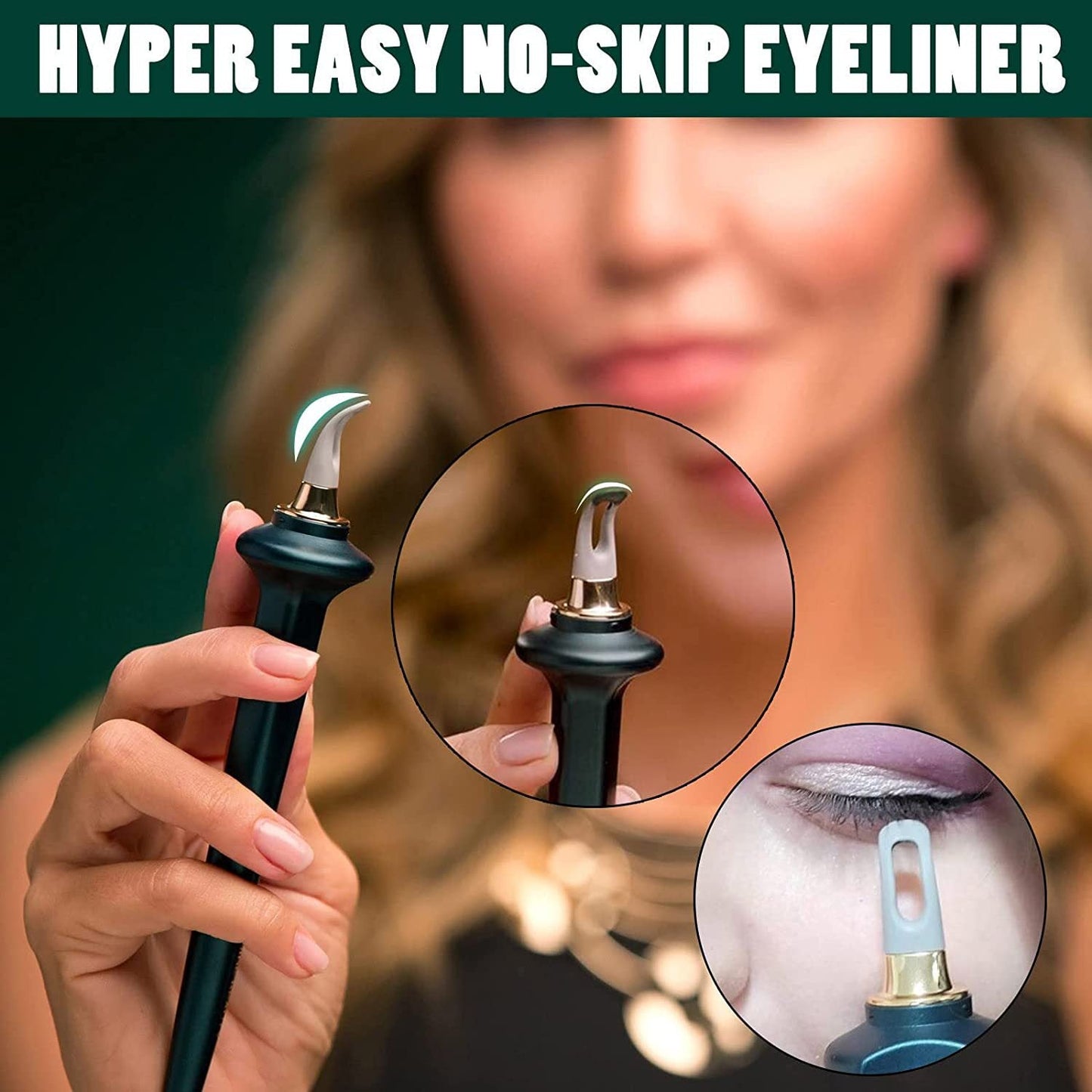 New Silicone Eyeliner Hyper Easy No-Skip Eyeliner 3D Eyeliner Silicone Brush Pen - Korvel