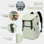 Lightweight Schoolgirl's Travel Backpack with Large Capacity