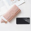 Geometric Letter Buckle Clutch Bag with Tassel Design