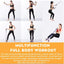 Multifunction Fitness Pedal Exerciser Sit-up Exercise Band Elastic Pull Rope Equipment Tummy Bodybuilding Tension Rope Antibreak - Korvel