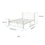 FULL METAL BED - Korvel