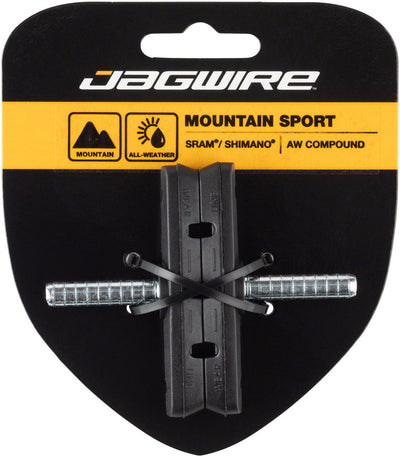 Plaquettes de frein Jagwire Mountain Sport - Post lisse 70 mm - Noir