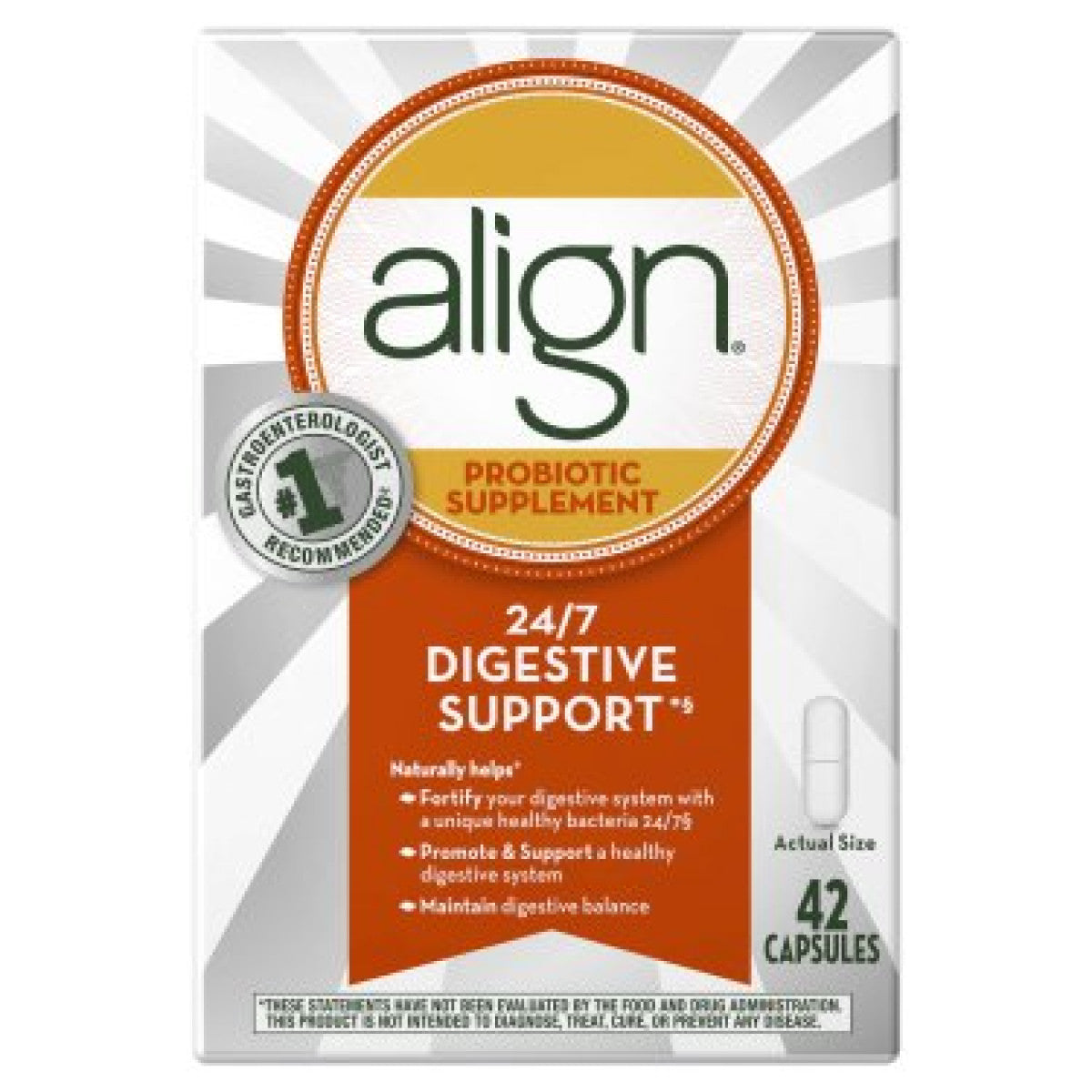 Align Probiotique Soutien Digestif Quotidien - 42 Capsules
