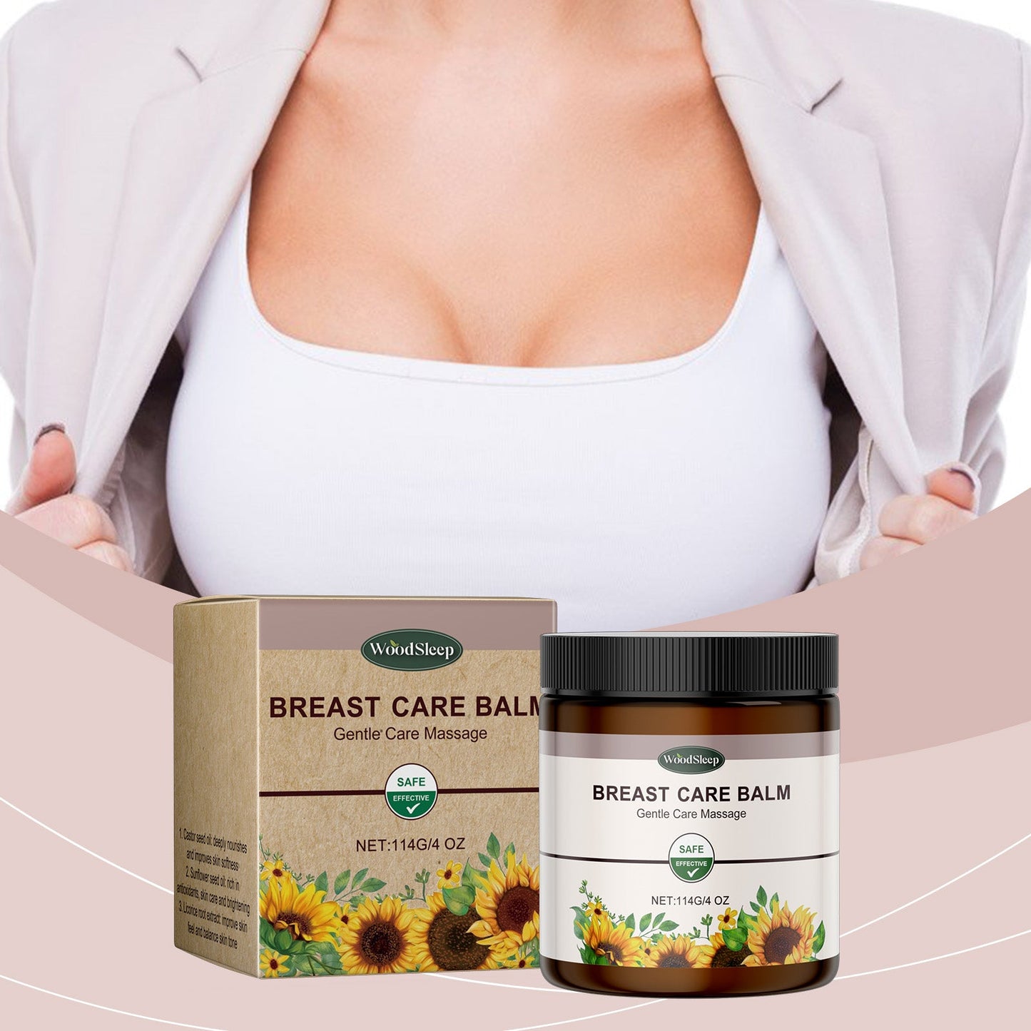 Herbal Chest Care Cream Mild Ingredients Daily Moisturizing And Repairing Chest Skin Care Cream - Korvel