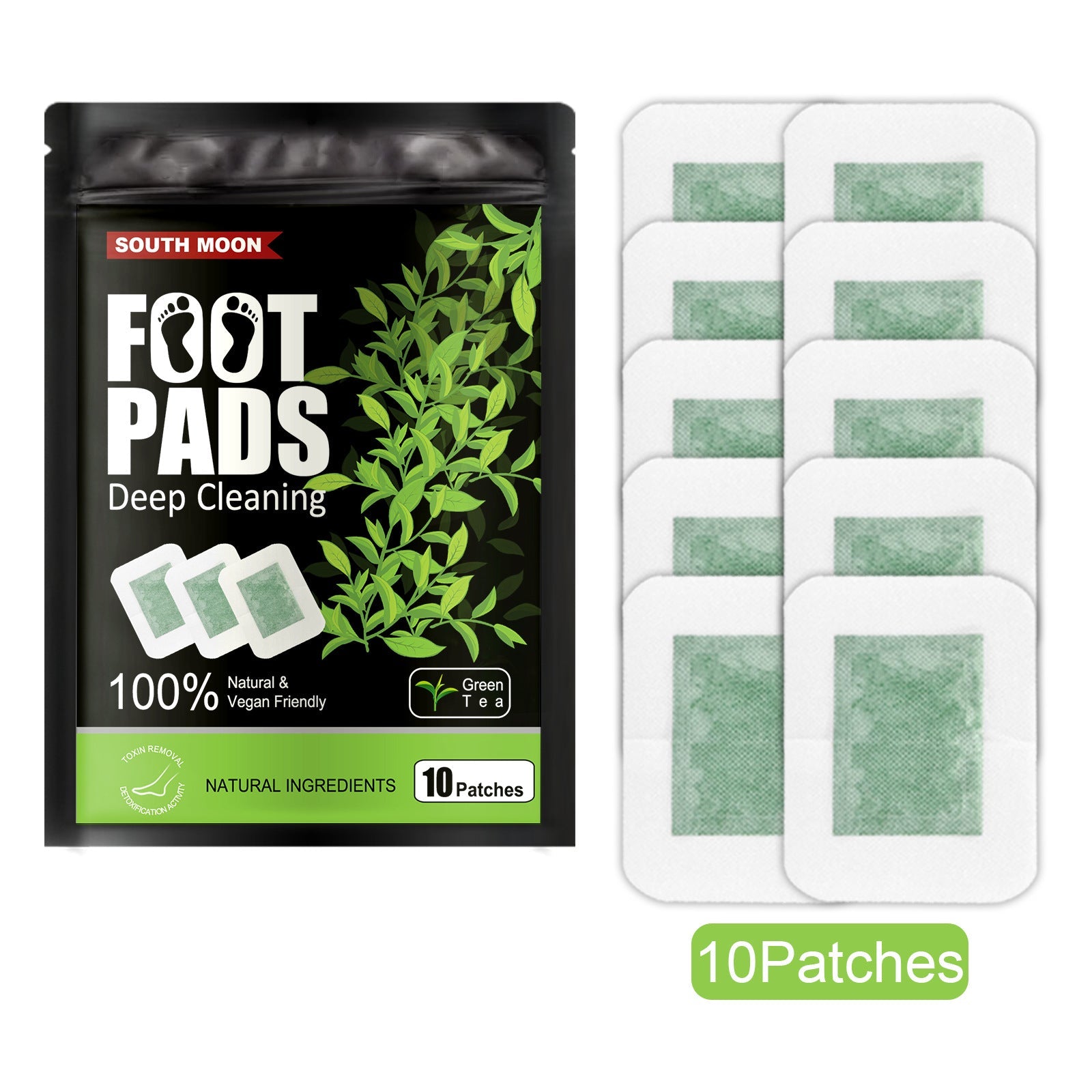 Plant-Based Foot Strips Remove Moisture To Help Sleep Relieve Stress Body Foot Massage Treatment Strips - Korvel