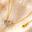 Elegant 18K Gold-Plated Heart Bracelet