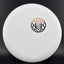 Nerve Muse - UV Reactive Disc Golf Putter - White with Mini TSA Stamp