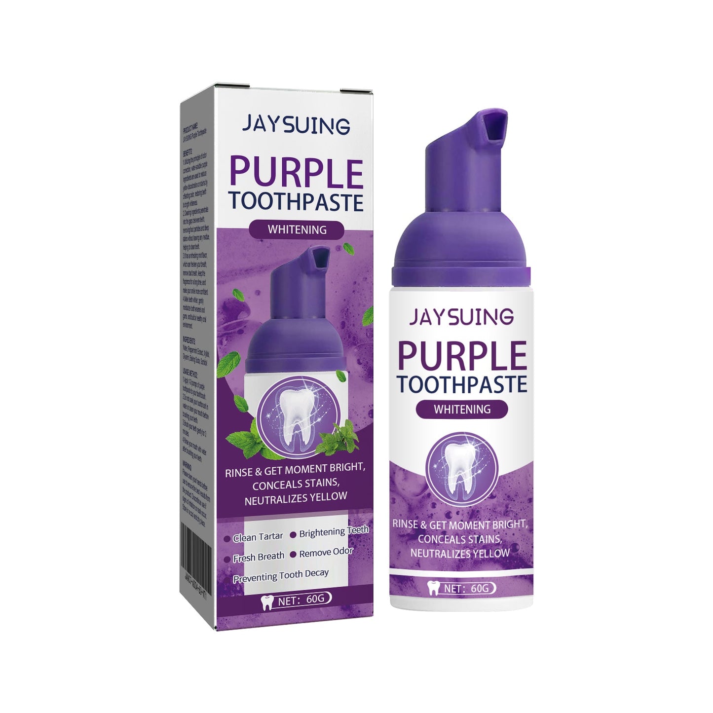 Premium Purple Tooth Whitening Toothpaste