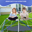 10FT Climbing Dome for Kids Jungle Gym Apply To Park Dome Climber With Hammock Playground Equipment - Korvel